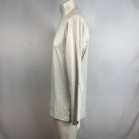 NIKE - MENS' MEDIUM - TAN CREW NECK COTTON BLEND LONG SLEEVE T-SHIRT - 861522-07 - Picture 7 of 10